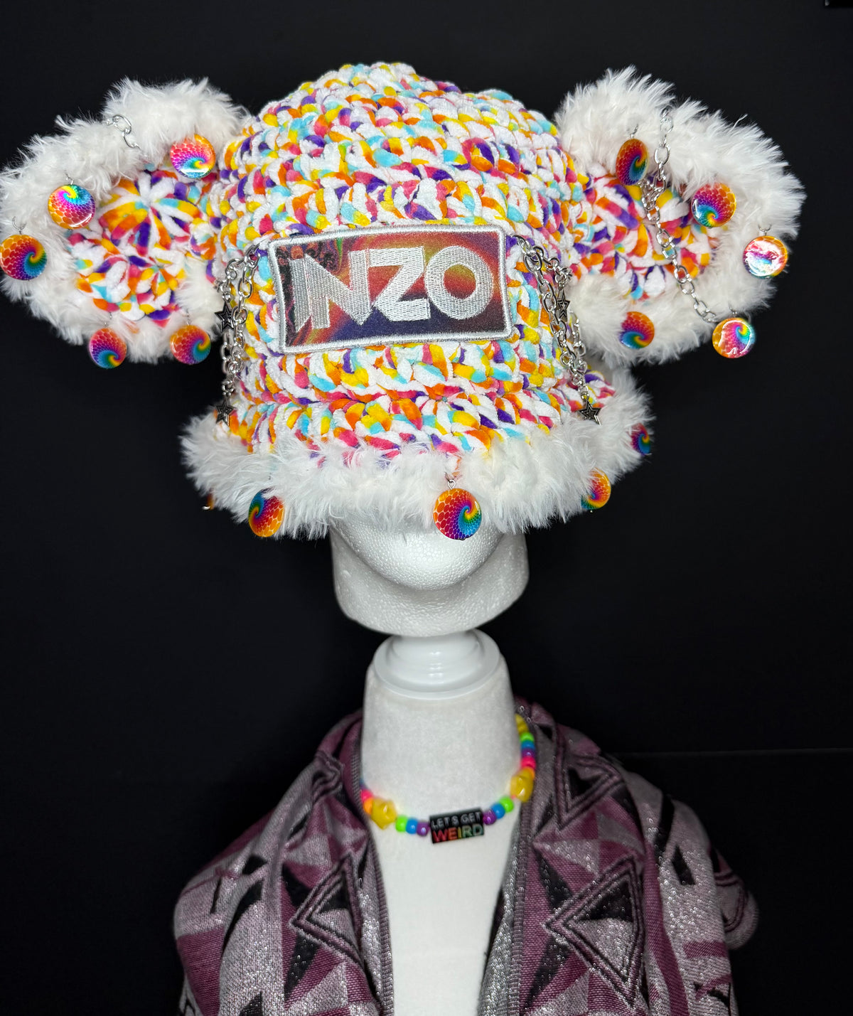 EDM INZO rainbow Bucket hat